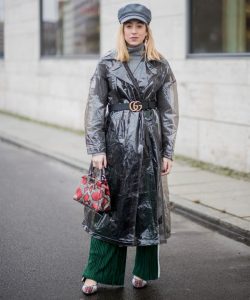 plastic fashion trend